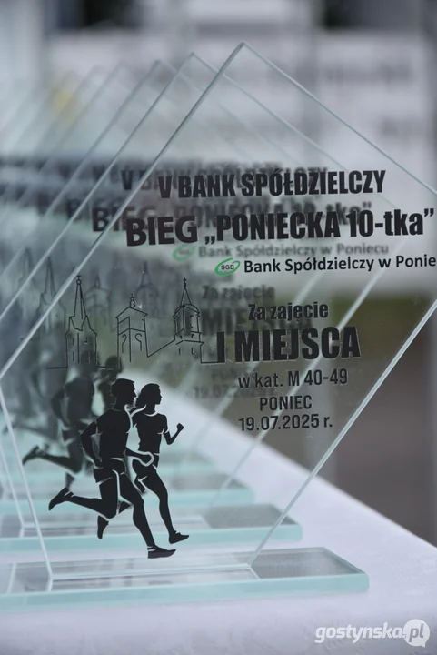 Dni Ponieca 2025 -  Bieg Poniecka 10-tka i 4. Dziecięcy Bieg o Puchar Banku Spółdzielczego w Poniecu