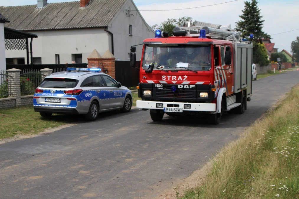 Pożar w Żernikach. Dym widać z kilkunastu kilometrów