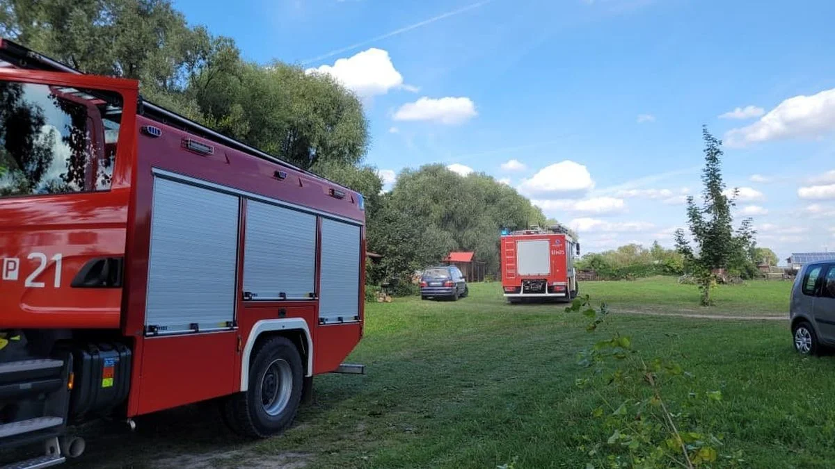 Pożar  w Agroturystyce Lutynia