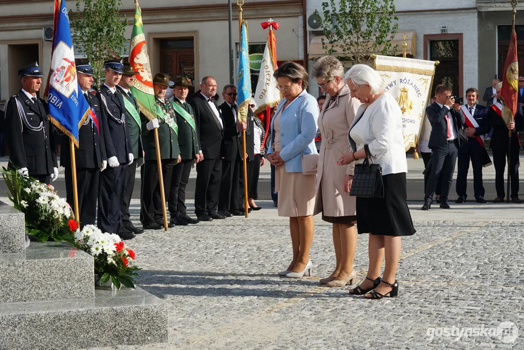 Poświęcenie figury Św. Jana Nepomucena w Krobi