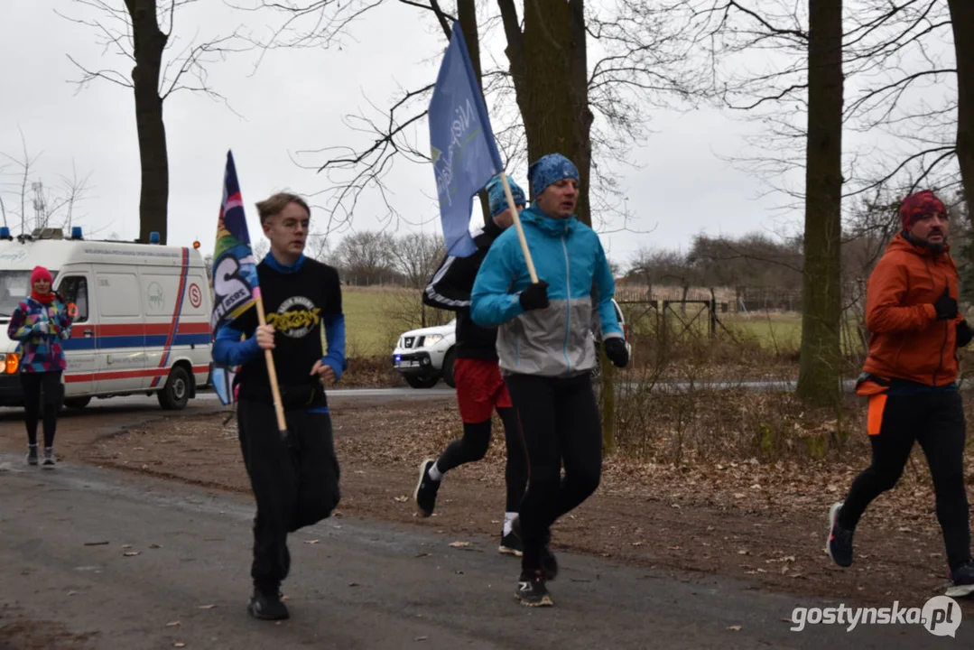 Biegająco zagrali dla WOŚP - Parkrun Gostyń i Grupa Nieprzemakalni Gostyń razem na trasie