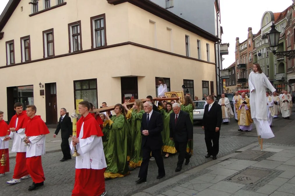 Symbole Światowych Dni Młodzieży w Jarocinie (2014)