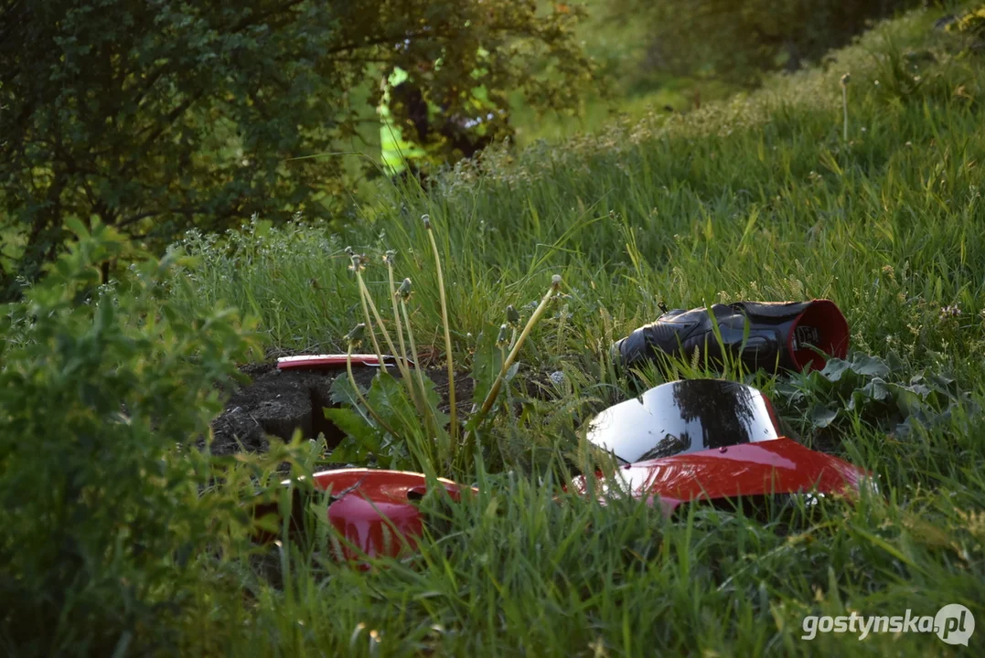 Tragiczny wypadek na trasie Piaski-Pogorzela. Nie żyje 24-letni motocyklista