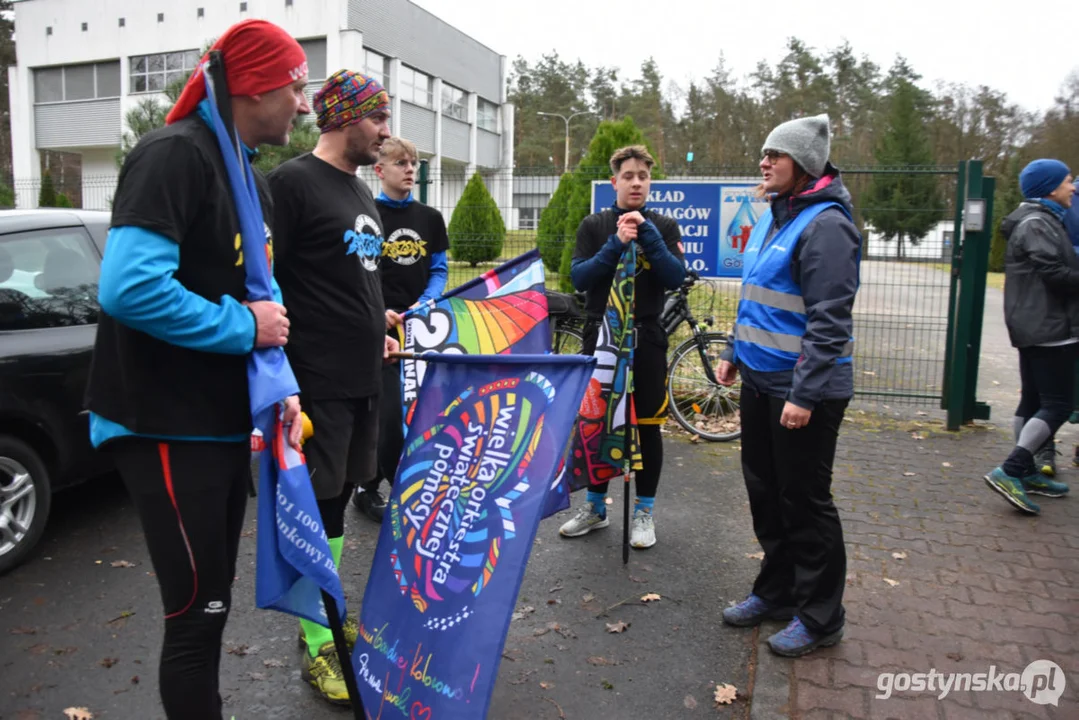 Biegająco zagrali dla WOŚP - Parkrun Gostyń i Grupa Nieprzemakalni Gostyń razem na trasie