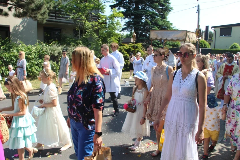 Procesja Bożego Ciała w parafii Św. Floriana