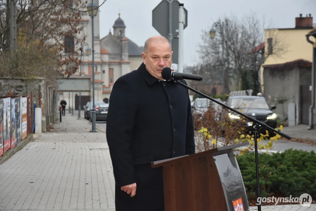 Otwarcie ul. Zdzieskiej w Borku Wlkp. - wizyta wicemarszałka Wojciecha Jankowiaka