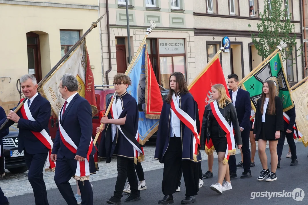 Poświęcenie figury Św. Jana Nepomucena w Krobi