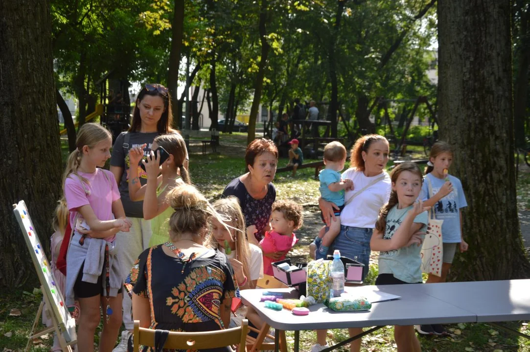 Festyn rodzinny w parku w Pogorzeli