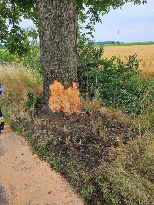 Wypadek w Starkówcu