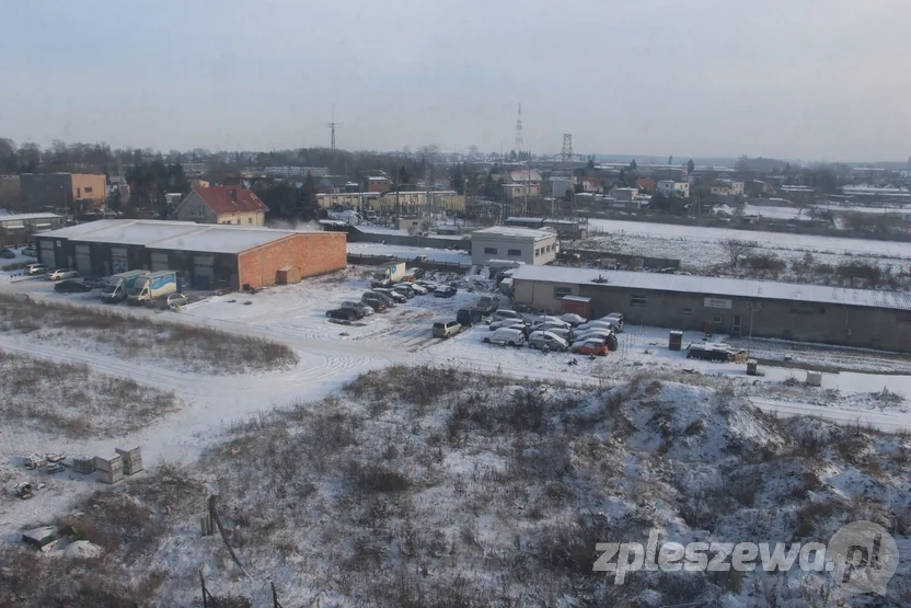 Panorama Pleszewa - widok z elewatora zbożowego