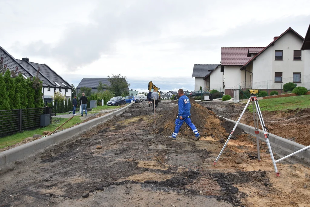 Kłopotliwa inwestycja - budowa drogi na ul. Laurentowskiego w Gostyniu