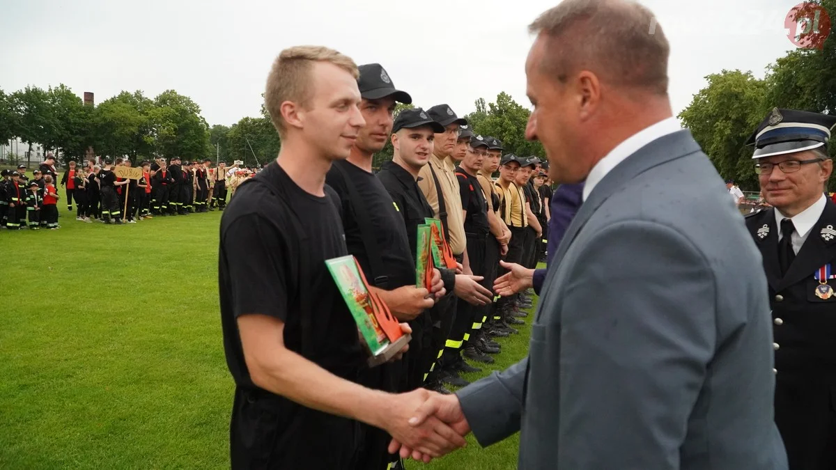 Ćwiczenie bojowe i podsumowanie Gminnych Zawodów Sportowo-Pożarniczych w Jutrosinie