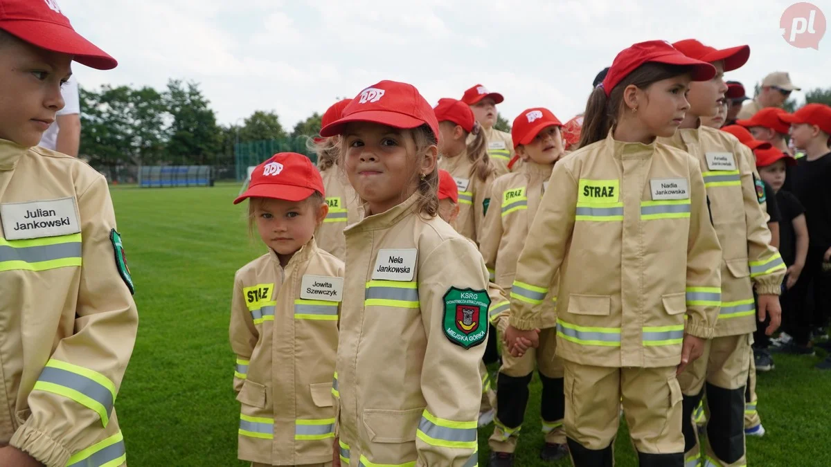 Dziecięce Drużyny Pożarnicze na zawodach w Miejskiej Górce