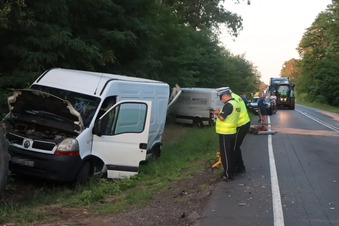 Wypadek na trasie Smolice - Dłoń