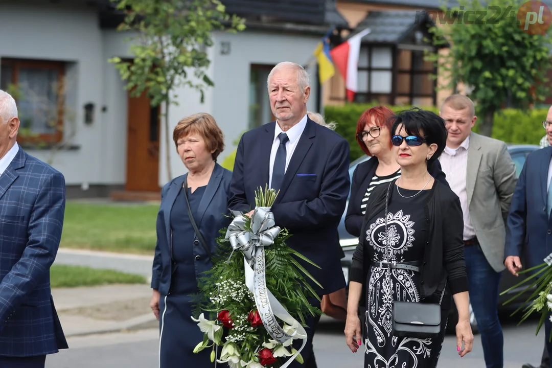 Delegacje na ceremonii pogrzebowej śp. Kazimierza Chudego