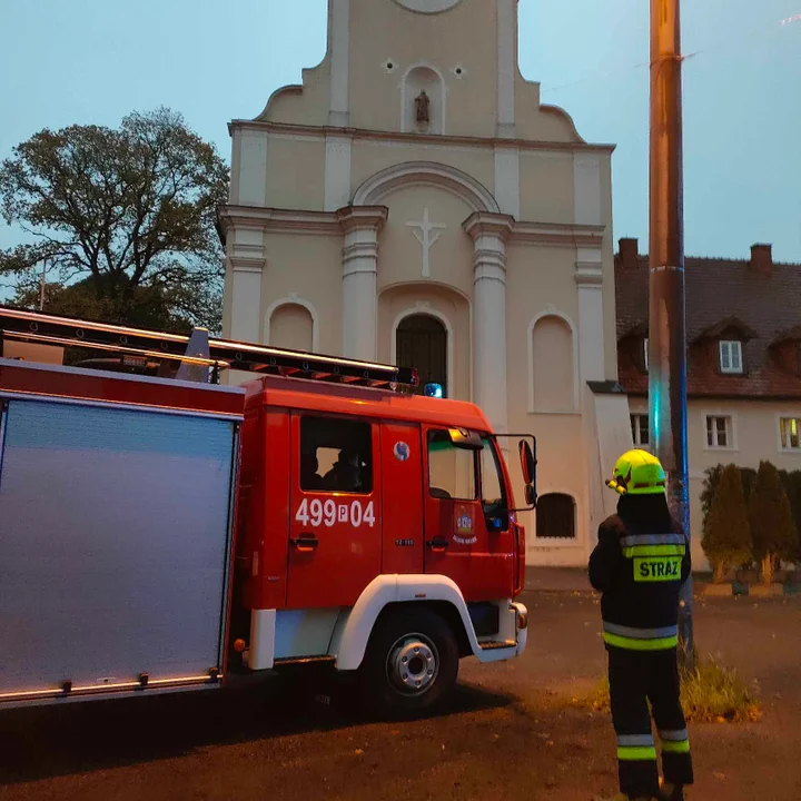 Kobylin. Pożar w klasztorze