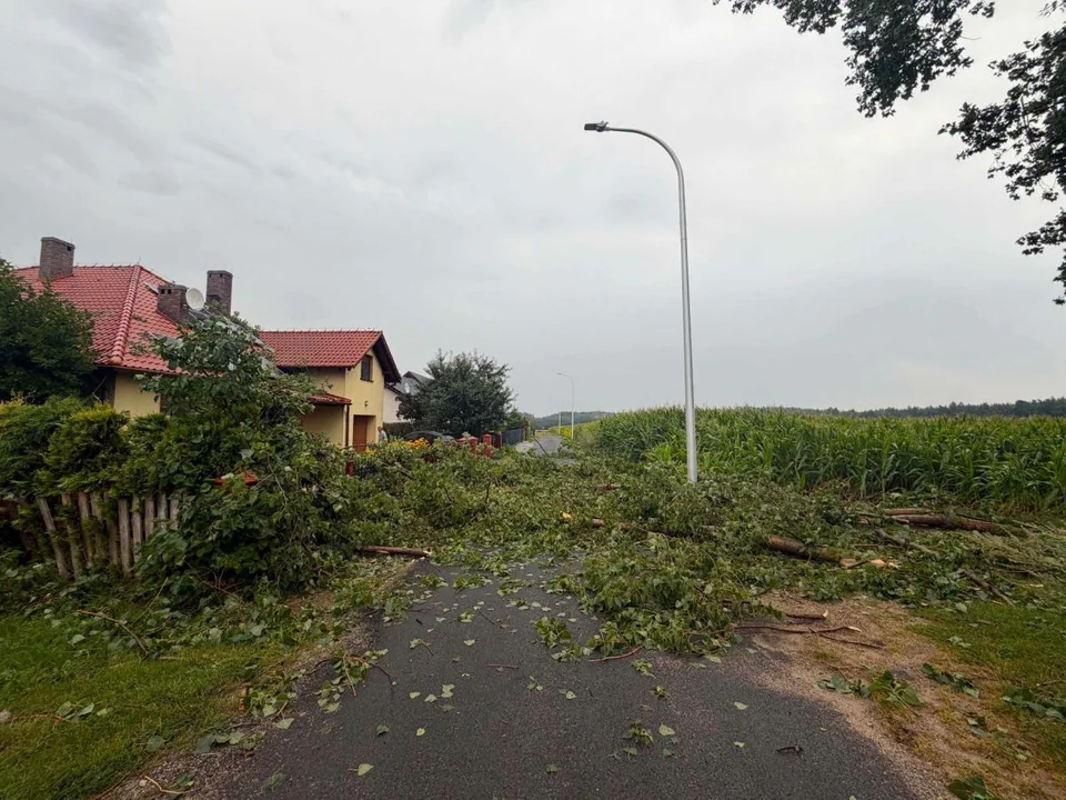 Burza w Krotoszynie i okolicy