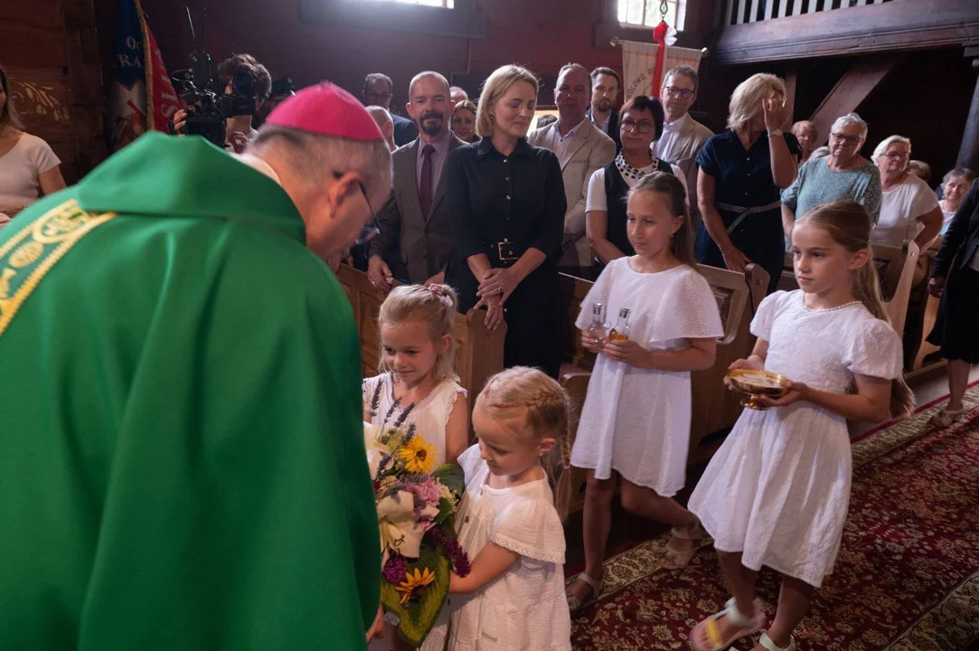 Poświęcenie drewnianego kościoła św. Marii Magdaleny w Krotoszynie