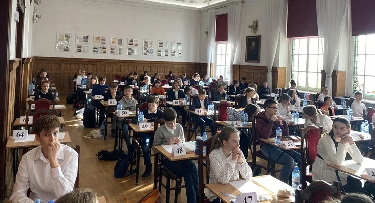 Olimpiada Matematyczna Juniorów w I Liceum Ogólnokształcącym w Pleszewie [ZDJĘCIA] - Zdjęcie główne
