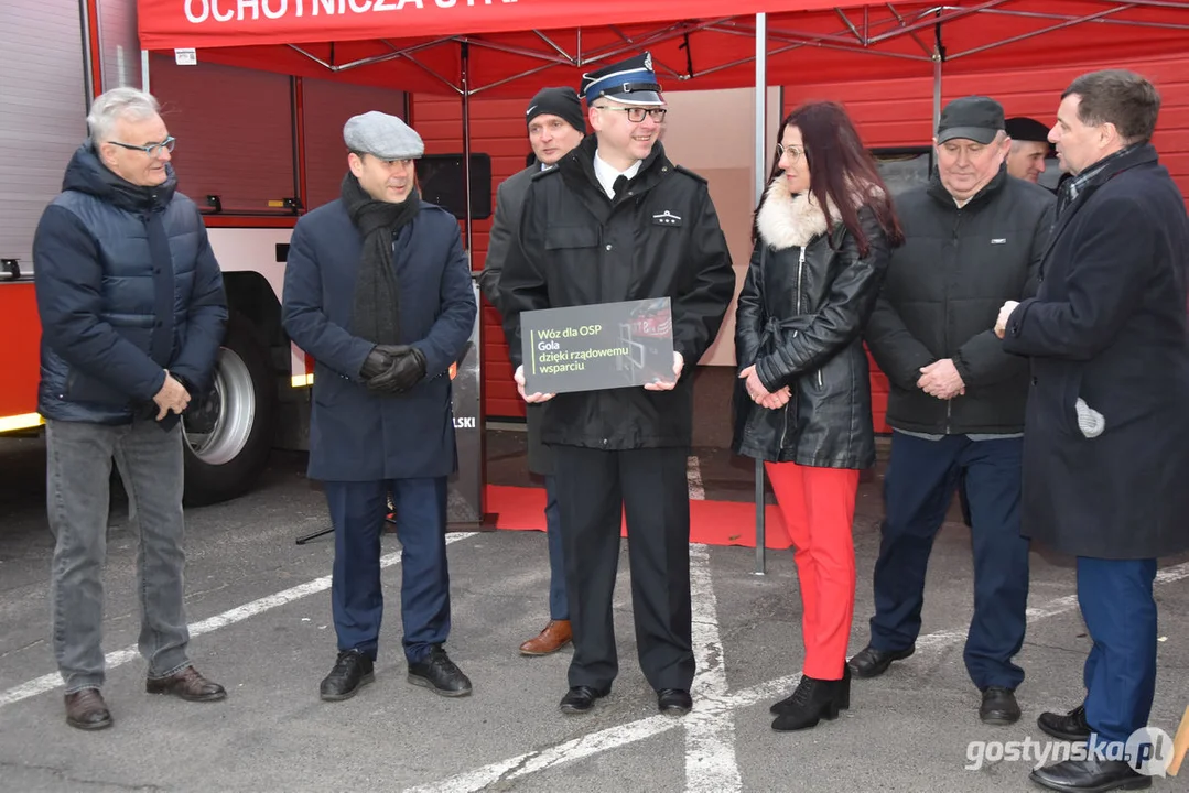 Wręczenie promes na zakup wozów strażackich dla 3 jednostek OSP: Borek Wlkp., Gola i Pogorzela