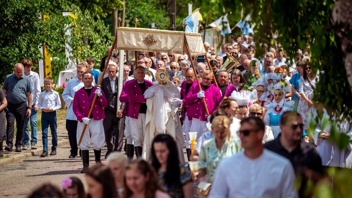 Procesja Bożego Ciała w Domachowie