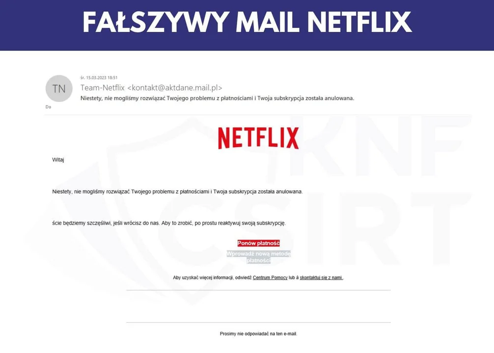 Oszustwo na Netflix i Allegro