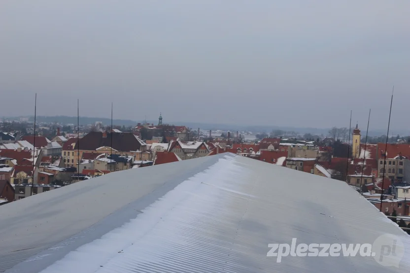 Panorama Pleszewa - widok z elewatora zbożowego