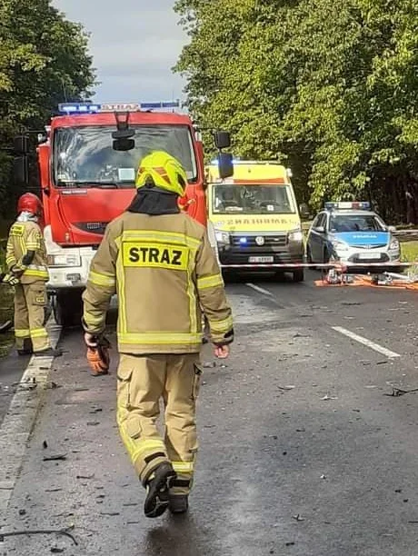 Tragiczny wypadek pod Augustowem na drodze wojewódzkiej 309