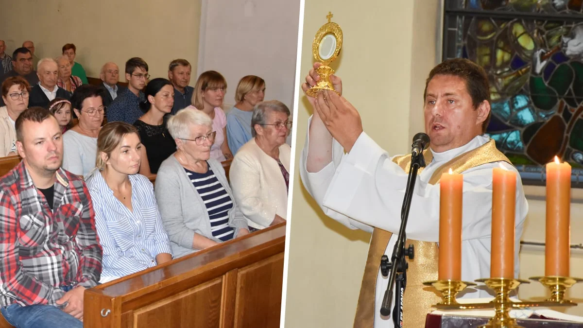 Pożegnanie proboszcza ks. Artura Michalaka w parafii pw. Świętej Trójcy w Zimnowodzie