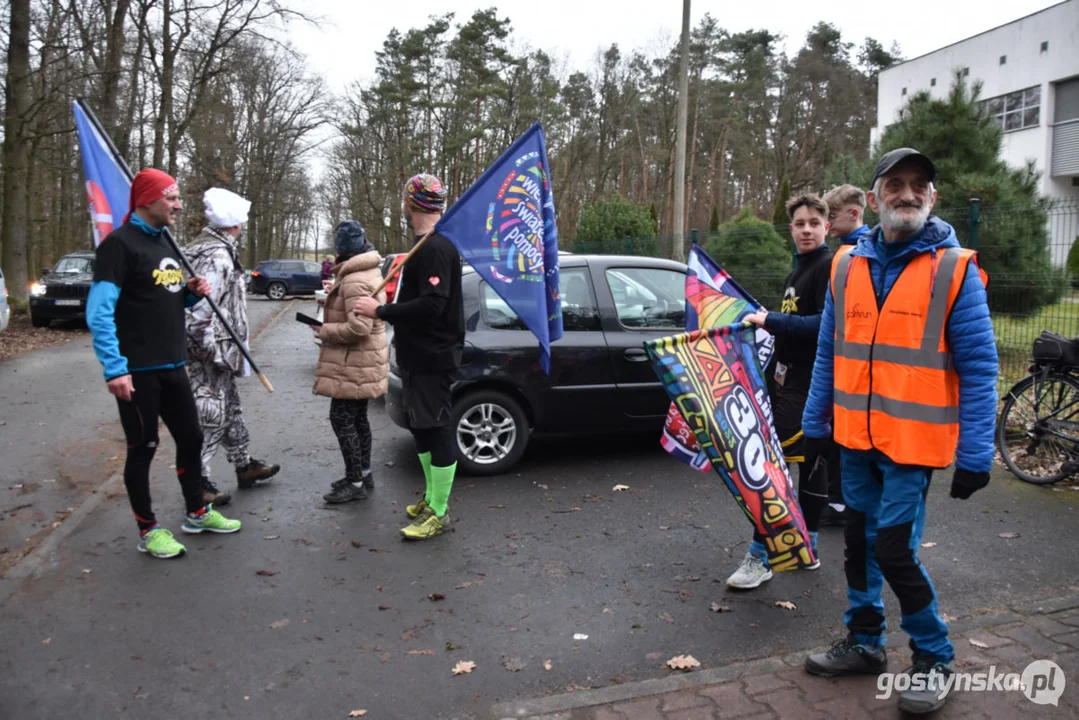 Biegająco zagrali dla WOŚP - Parkrun Gostyń i Grupa Nieprzemakalni Gostyń razem na trasie