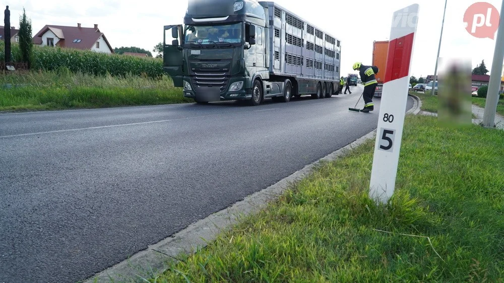 Zderzenie pojazdów w Karolinkach