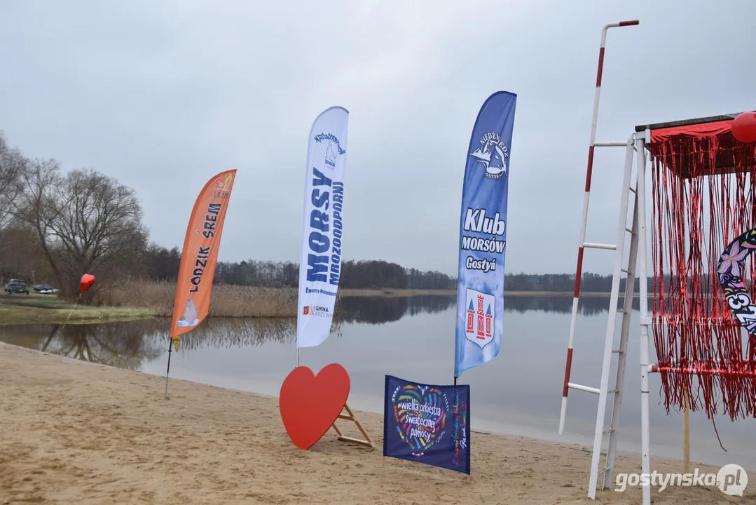 Klub Morsów "Niedźwiedź" Gostyń zorganizował dla WOŚP piknik na plaży jeziora cichowskiego