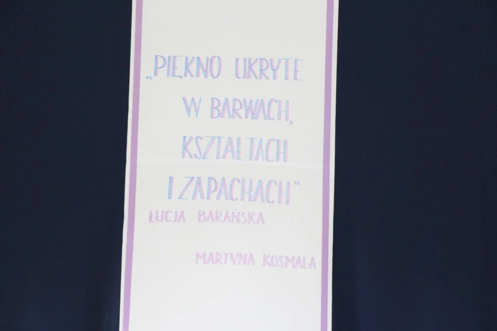 Wernisaż prac Łucji Barańskiej i Martyny Kosmali w ZSP nr 1 w Pleszewie