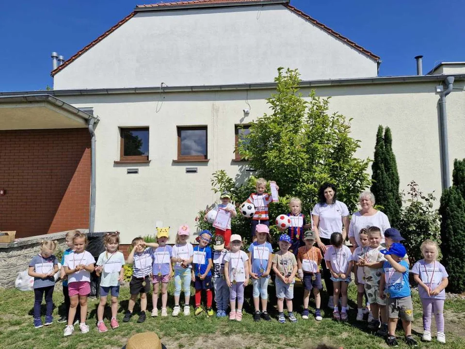 Przedszkolaki z Mieszkowa w akcji „Sprintem do maratonu”