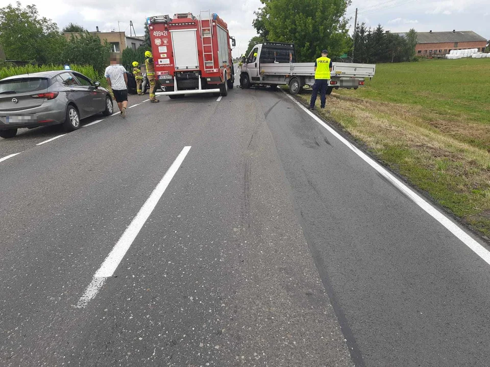 Koźmin Wlkp. Zderzenie dwóch samochodów