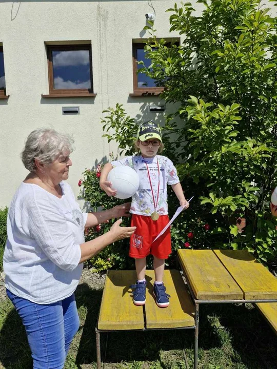 Przedszkolaki z Mieszkowa w akcji „Sprintem do maratonu”