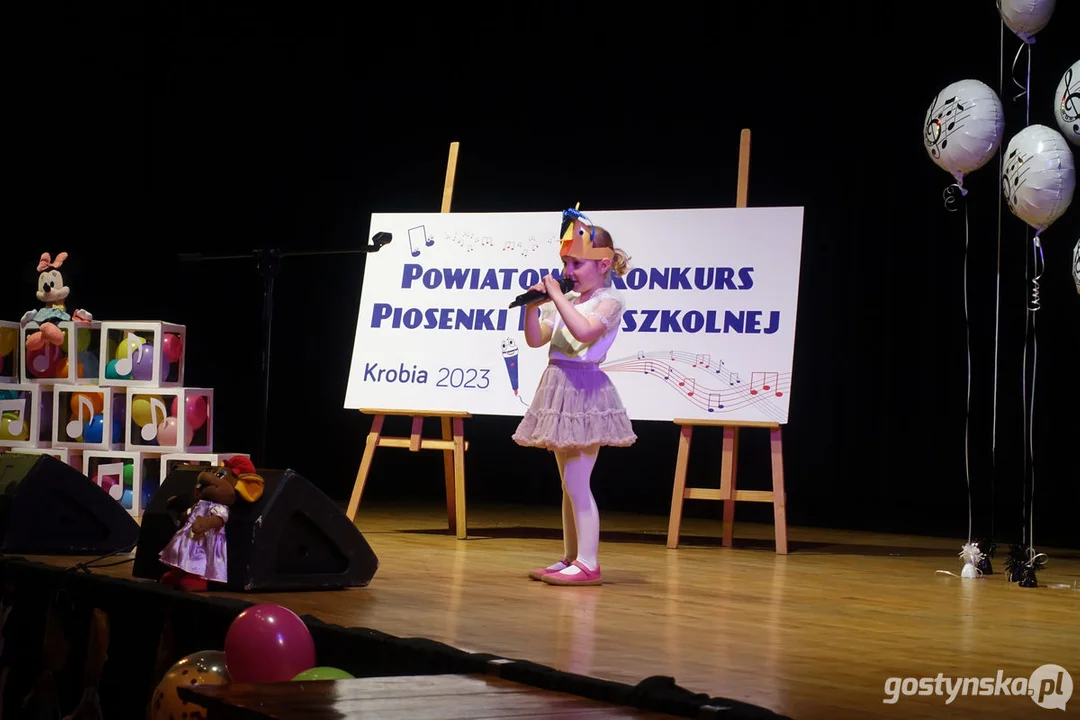 XVIII Powiatowy Konkurs Piosenki Przedszkolnej w Krobi