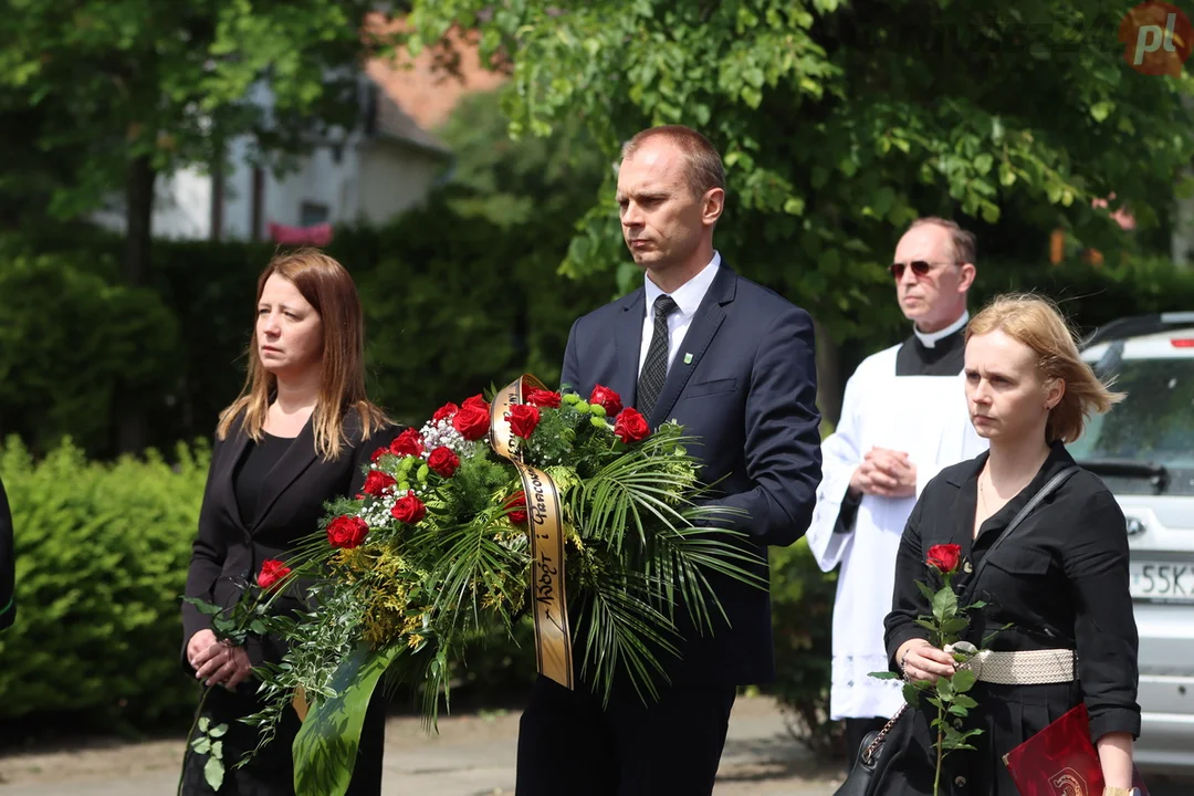 Delegacje na ceremonii pogrzebowej śp. Kazimierza Chudego