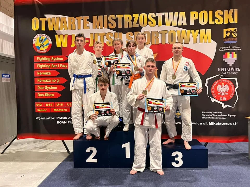 Miejskogóreczanie na Otwartych Mistrzostwach Polski w  Ju-Jitsu Sportowym