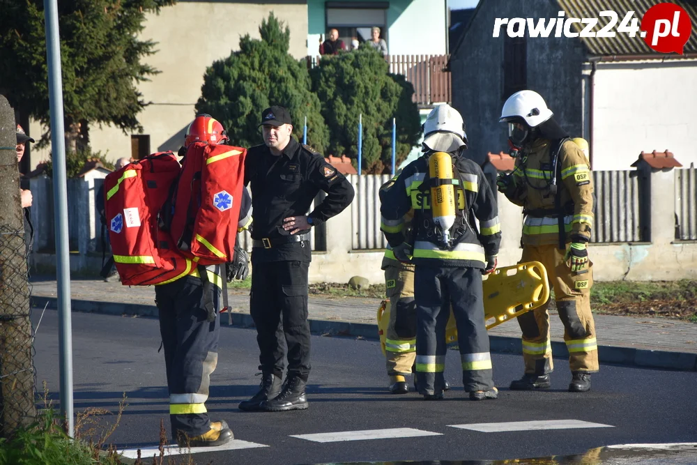 Ćwiczenia służb w Sarnowie i Rawiczu