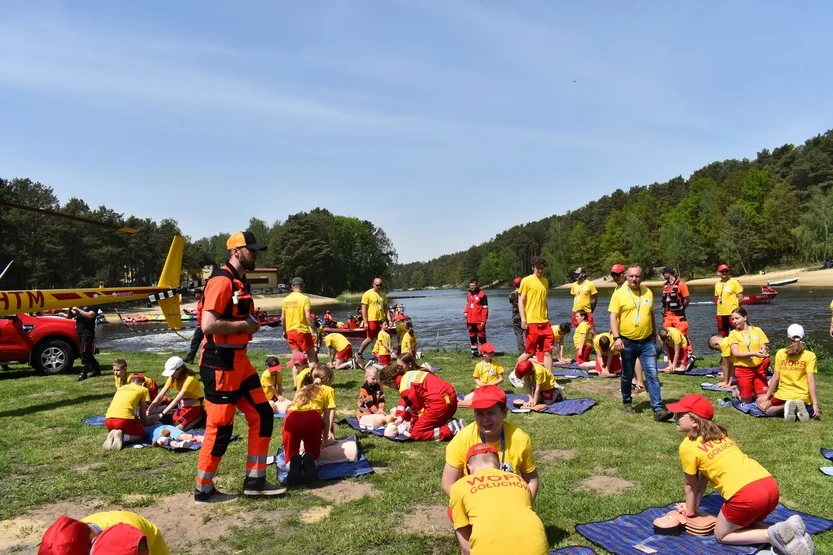 WOPR Gołuchów i OSP Chocz na pikniku służb ratowniczych w Kobylej Górze