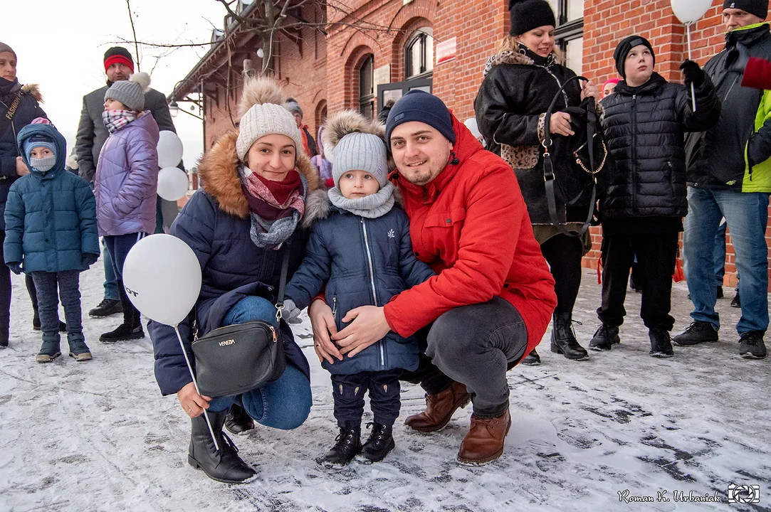 Świąteczne przejazdy kolejką w Pleszewie