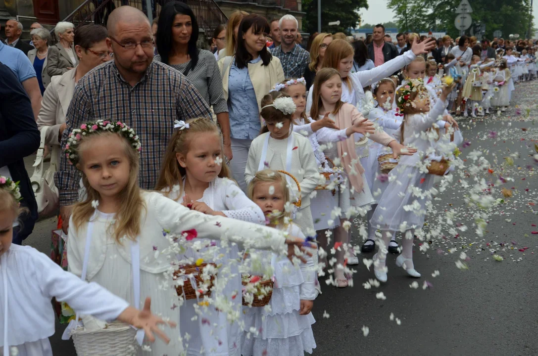 Procesja Bożego Ciała ulicami Krotoszyna w 2016 roku