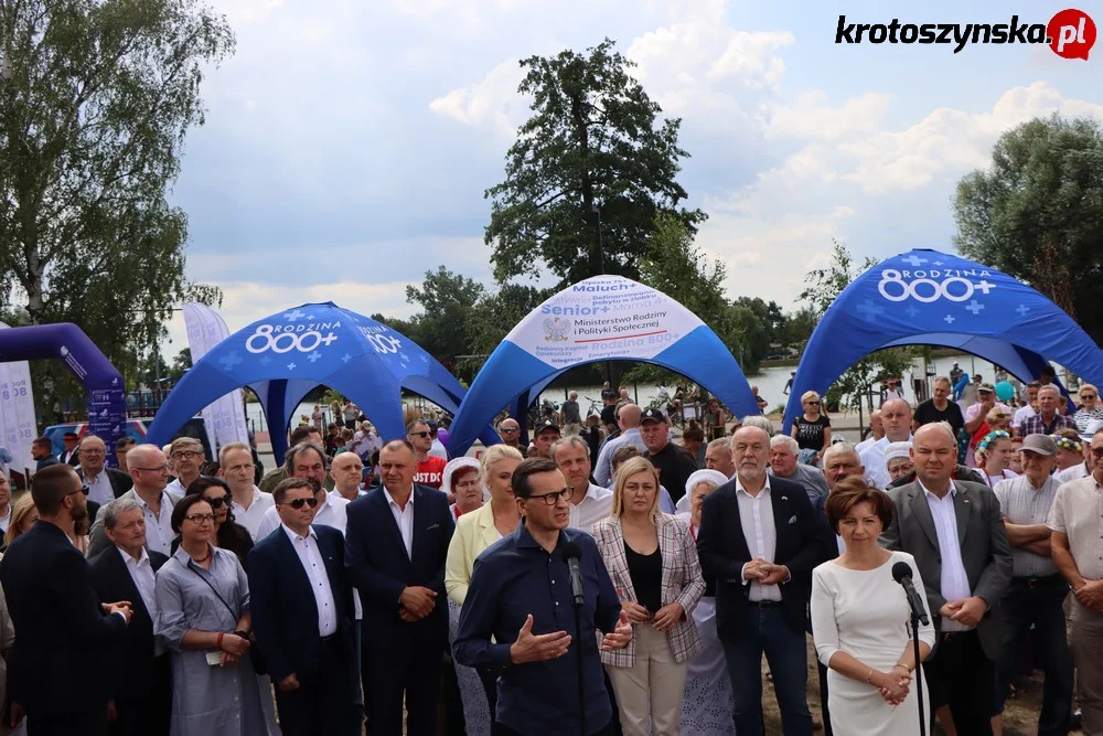 Mateusz Morawiecki w Krotoszynie. Piknik 800+