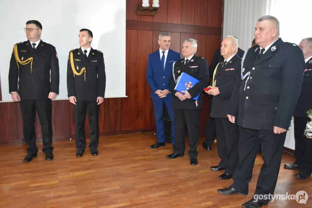 Pożegnanie bryg. Michała Pohla - z-cy komendanta powiatowego Państwowej Straży Pożarnej w Gostyniu