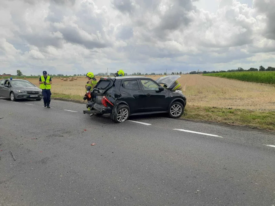 Koźmin Wlkp. Zderzenie dwóch samochodów