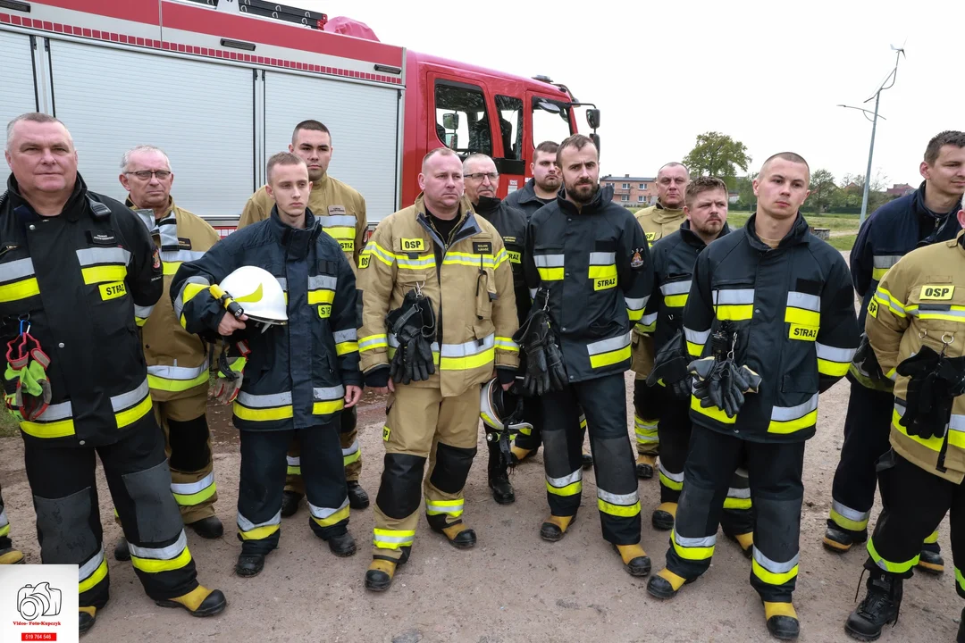 Ćwiczenia strażaków z powiatu krotoszyńskiego