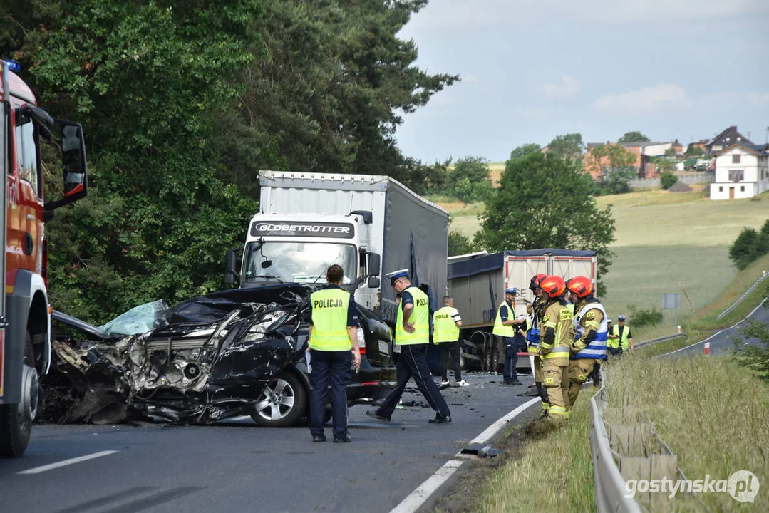 Tragiczny wypadek drogowy na DW 308, na odcinku Kunowo - Lubiń