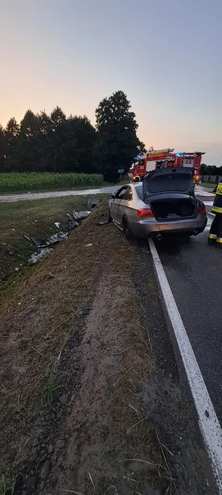 W Gizałkach zderzyły się dwa auta