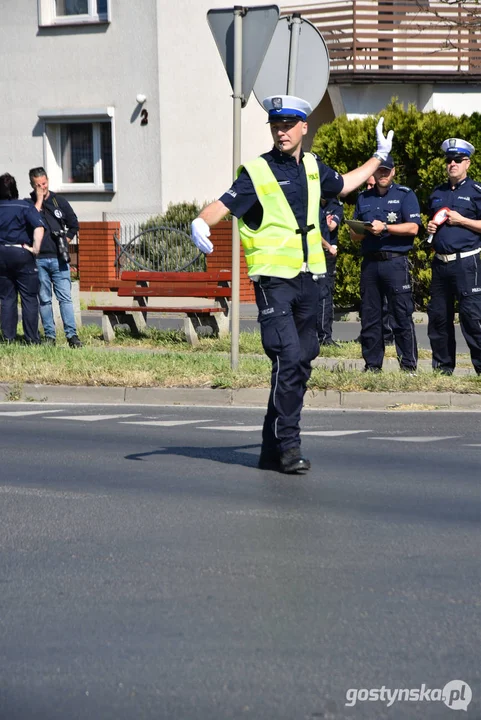 34. Konkurs "Policjant ruchu drogowego 2024” w Gostyniu. Dzień drugi - ręczna regulacja ruchem